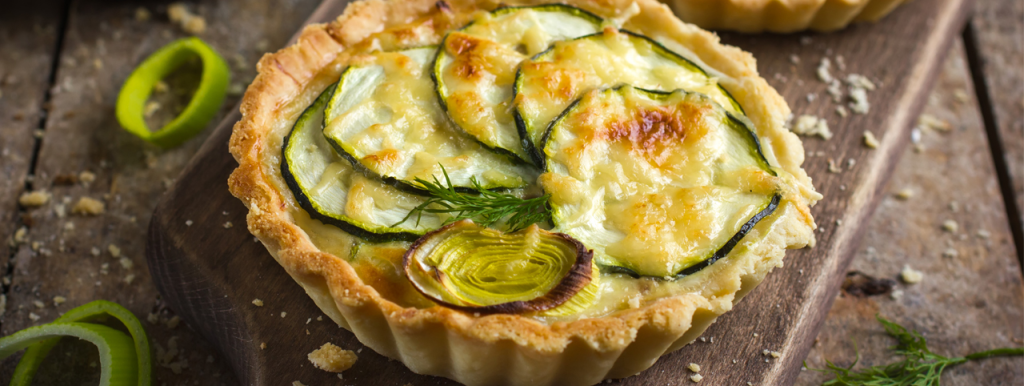 Tartelettes fines à la courgette