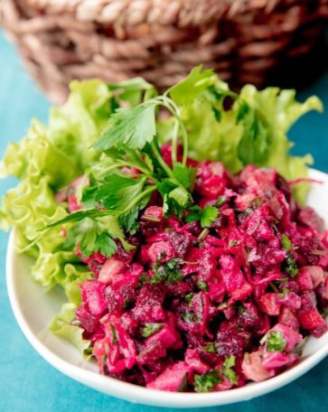Salade de betteraves rouges